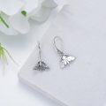 wholesale 925 Sterling Silver Gothic Moth Skull Earrings for Women Halloween s-0-3