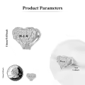 wholesale 925 Sterling Silver Heart Angel Wing Charm Bracelet Wholesale for Women DIY  Ideas-0-5