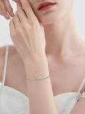 wholesale 925 Sterling Silver Infinity Butterfly Opal Heart Chain Bracelet For Women-0-3