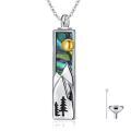 TOUPOP Silver Mountain Urn Necklace-0-0