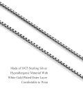 wholesale 925 Sterling Silver Box Chain Twisted Cable Bracelet for Men/Women 3MM-0-2