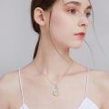wholesale 925 Sterling Silver Moon Rabbit Necklace With Stars-0-1
