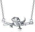 wholesale 925 Sterling Silver Beaded Dragon Pendant Necklace - Reptile  for Her-0-0