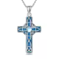 TOUPOP Sterling Silver Witches Knot Bat Necklace For Women-0-0