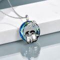 wholesale 925 Sterling Silver Penguin Necklace with Blue Crystal and Snowflake Pendant Gifts for Women-0-4