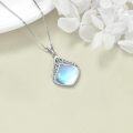 wholesale 925 Sterling Silver Moonstone Lapis Larimar Moss Agate Teardrop Filigree Pendant-0-3