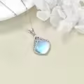 wholesale 925 Sterling Silver Moonstone Lapis Larimar Moss Agate Teardrop Filigree Pendant-0-3