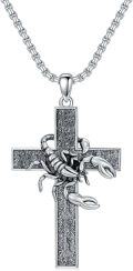 wholesale Sterling Silver Cross Pendant Necklace for Women Men Religious Jewelry Gift for Christmas Birthday Mothers Day-0-64