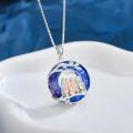 wholesale Sterling Silver Crystal Sister Necklace Female Friendship Jewelry Birthday Christmas Gift-0-3