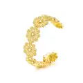 wholesale 14K Gold Daisy Flower Ear Wrap Hoop Earring Wholesale-0-0