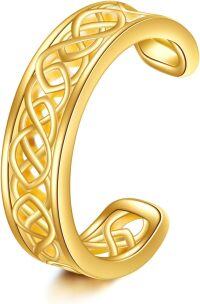 wholesale Gold Celtic Knot Design Non-Piercing Ear Wrap Cuffs for Women-Celtic Knot