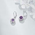 wholesale 925 Sterling Silver Earrings Wholesale With Blue Gemstone Drop-0-38
