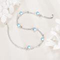 wholesale 925 Sterling Silver Moonstone Bracelet Anklet for Women Beach -0-1