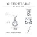 wholesale 925 Sterling Silver Heart Pendant Necklace-0-3