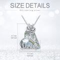 wholesale 925 Sterling Silver Crystal Love Pendant Necklace With Rose And Lettering-0-4