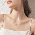 wholesale 925 Sterling Silver Cute Highland Cow Pendant Necklace-0-5