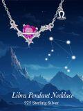 wholesale TOUPOP 925 Sterling Silver Astrology 12 Constellation Horoscope Sign Astrology Zodiac Star Necklace Birthday Gifts For Women Mom -0-5
