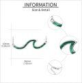 wholesale Gold 925 Sterling Silver Ocean Wave Pendant Necklaces Minimalist Chain Beach  for Women-0-41