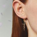 wholesale 925 Sterling Silver Cross Earrings-0-3