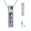 wholesale 925 Sterling Silver Necklace Wholesale With Mountain Design And Heart Inscription For Men Women-0-0
