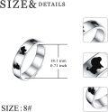 wholesale TOUPOP Sterling Silver Penguins Pet Animal Rings For Women Teens Birthday Size 7&8 -0-3