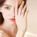 TOUPOP Sterling Silver Crystal Infinity Love Heart Rings For Women-0-1