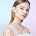 wholesale 925 Sterling Silver Fox Design Earrings With Heart Shape Detail And Rose Gold Accent-0-3