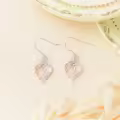 TOUPOP Sterling Silver Rose Heart Butterfly Initial Y Letter Drop Dangle Earrings-0-3