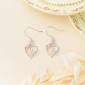 TOUPOP Sterling Silver Rose Heart Butterfly Initial Y Letter Drop Dangle Earrings-0-3