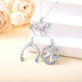 wholesale 925 Sterling Silver Horse Pendant Necklace-0-4