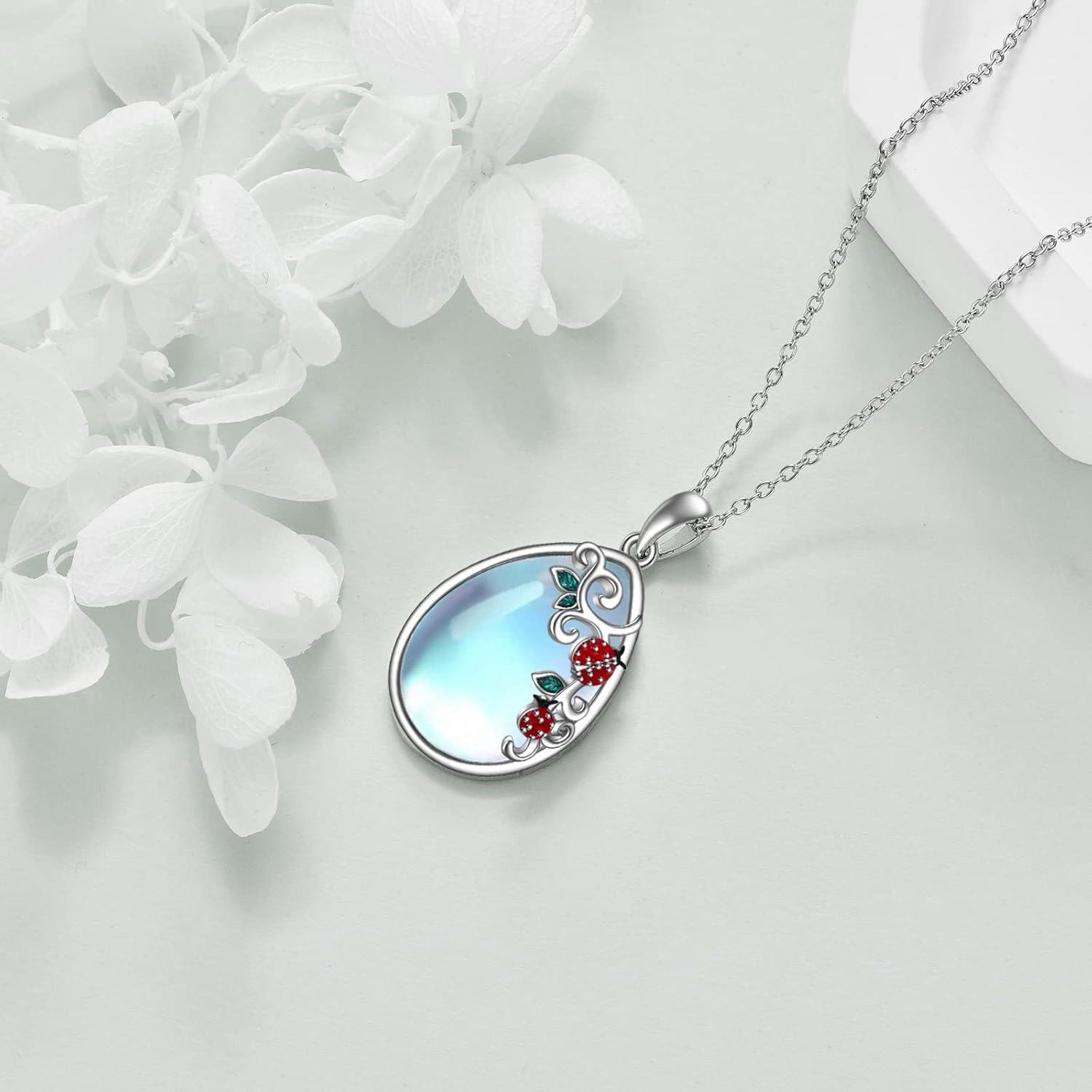  Sterling Silver Mother Daughter Necklace Women s Jewelry Gift for Mom Birthday Mother s Day -0-3