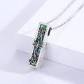 wholesale 925 Sterling Silver Abalone Shell Dragonfly Memorial Keepsake Urn Pendant Necklace for Ashes with Funnel and Fill Tool-0-6