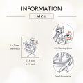 wholesale 925 Sterling Silver Chicken and Cat Stud Earrings Cute Animal Jewelry for Women Mom Mother's Day Gifts-0-4
