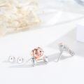 wholesale 925 Sterling Silver Bone Shaped Puppy Stud Earrings-0-1