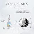 wholesale 925 Sterling Silver Honey Bee Drop Earrings-0-3