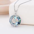 wholesale Sterling Silver Moonstone Pendant Necklace for Mom Grandma Gift-0-12