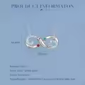 TOUPOP Sterling Silver Birthstones Personalized Infinity Dolphin Necklace-0-3