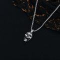 wholesale 925 Sterling Silver & Gold Plated Gothic Skull Pendant  - Punk Style Jewelry for Men/Women-0-2