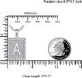 wholesale 925 Sterling Silver A Z Alphabet Square Letter Necklace for Men Women-0-5