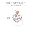 TOUPOP Sterling Silver Rose Flower Daughter Necklace-0-5