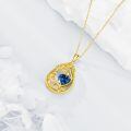 wholesale 925 Sterling Silver Heart Pendant Necklace Wholesale Gold Plated-0-80
