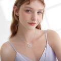wholesale 925 Sterling Silver Nurse Hat & Heartbeat Pendant Necklace for Women and Teenage Girls-0-1