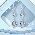 wholesale  Sterling Silver Crystal Butterfly Dragonfly Bee Dangle Drop Earrings -0-15