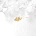 wholesale 14K Gold Celtic Knot Owl Pendant Necklace - Christmas & Birthday Gifts for Her-0-3