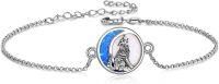 wholesale TOUPOP Sterling Silver Wolf Link Bracelet For Women Jewelry Birthday Christmas Gift (wolf) -undefined