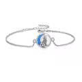 TOUPOP Sterling Silver & Stone Wolf Link Bracelet for Women-0-0