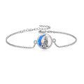 TOUPOP Sterling Silver & Stone Wolf Link Bracelet for Women-0-0