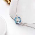 wholesale 925 Sterling Silver Infinity Circle Bracelet Wholesale With Rainbow Charm-0-4