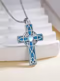 TOUPOP Sterling Silver Witches Knot Bat Necklace For Women-0-4