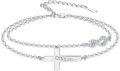 wholesale  Sterling Silver Cross Infinity Bracelet with Stones Faith Jewelry Gift for Women Mom -0-17